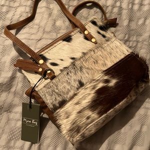 Cowhide small & crossbody bag